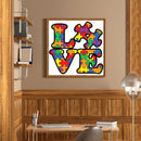 DIY Rhinestone Mosaic Love Letters Full Round Diamond Painting Kit Gift