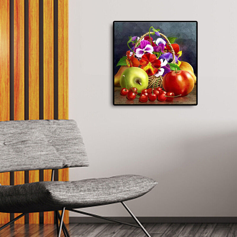Diamond Painting 5D DIY Fruit Basket Full Round Drill Rhinestone Picture