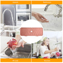 Kitchen Silicone Faucet Absorbent Mat Microfiber Sink Protector (A Pink) Newly