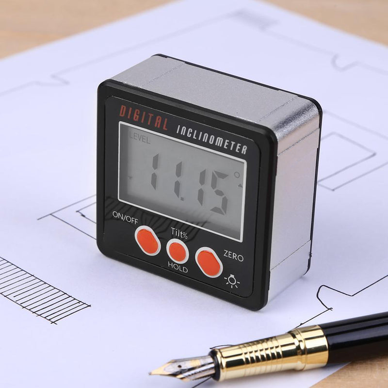 Digital Protractor Inclinometer Angle Finder Bevel Box with Magnet Base