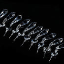 Hanging Drops Chandelier Crystal Lighting Accessories Prism Glass Lamp