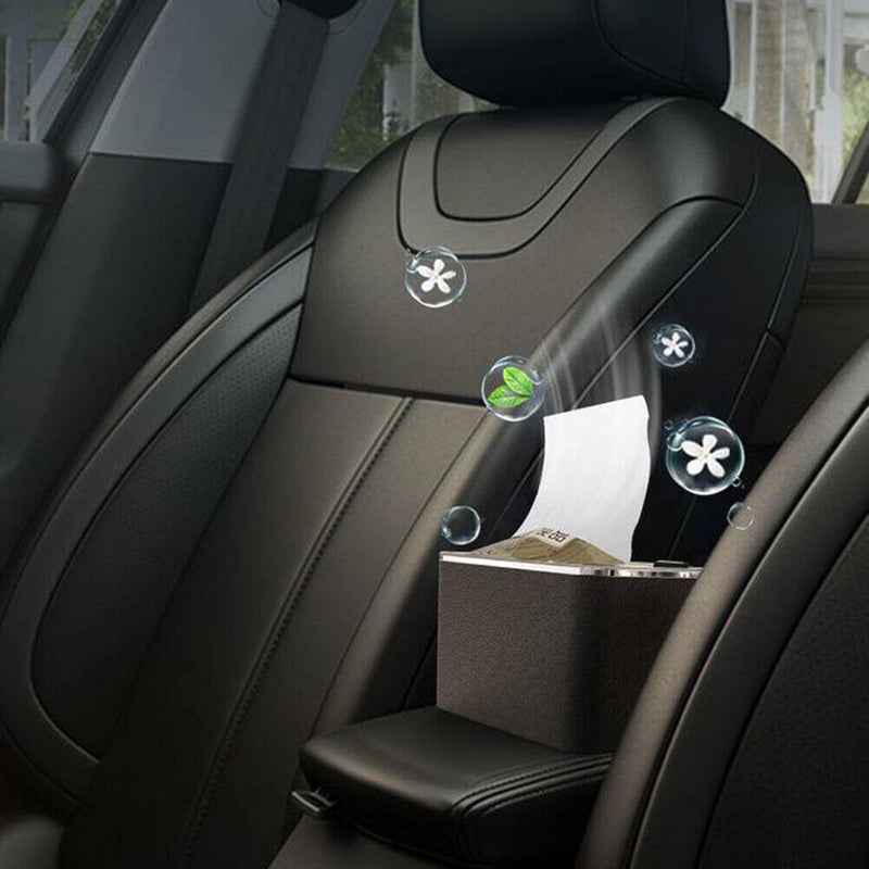 Multifunction Car Tissue Storage Box Phone Bottle Cups Holder Foldable Organizer