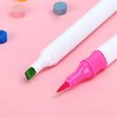 Permanent Highlighter Pen Watercolor Marker Double-ended Fineliners pen