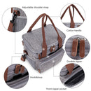 Large Capacity Picnic Insulation Bags Portable Food Thermal Cooler Carrying Bag