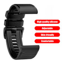 Silicone Watch Band Strap for Garmin Fenix 6 5 Plus Quatix 5 Wristband Bracelet