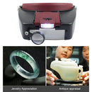 10X Headband LED Magnifying Glasses Magnifier Loupe Jewelry Reading (Red) Newly