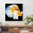 DIY Goldfish Pattern Full Cross Stitch Kits Stamped Canvas 11CT Embroidery Gift