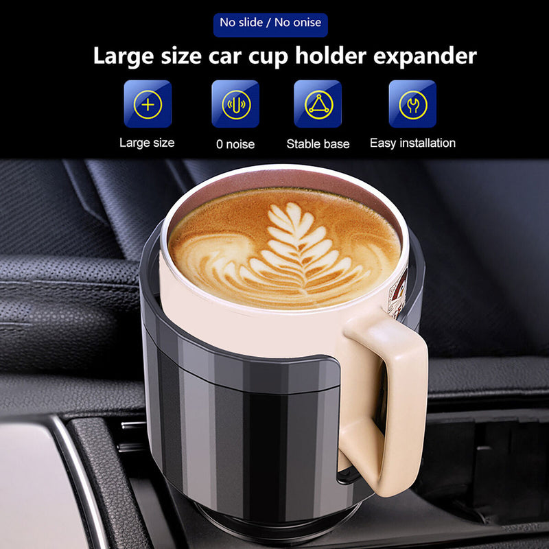 Car Cup Holder - Auto Cup Holder Expander Organizer - Hold Most Bottles and