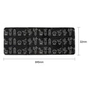 Oil Splash Scald Proof Board Kitchen Gas Stove Cooking Guard (Black Cactus)