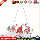 DIY Applique Diamond Three Gnomes Wall Hanger Acrylic Craft Door Pendant Newly