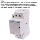 2P 40A 220V 50/60HZ Din rail Household ac contactor 2NO CEMFS LR