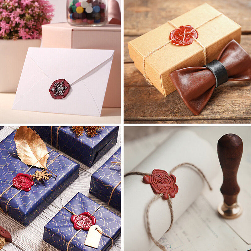 Fire Paint Seal Brass Head Invitation Card Wax Stamp for Wedding Card Decoration