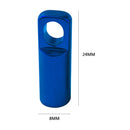 4pcs CNC Bike Tyre Presta Valve Cap Bicycle Tire Valve Dust Covers (Blue) Newly