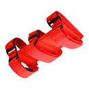 Adjustable Roll Bar Fire Extinguisher Holder Belt for Jeep Wrangler (Red) Newly