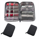 Portable Watch Strap Organizer Watch Band Storage Bag Travel Case (Black) Newly