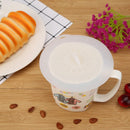 Matefield Heat Resistant Anti-Slip Silicone Drinking Lid Cartoon Dustproof, a