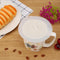 Matefield Heat Resistant Anti-Slip Silicone Drinking Lid Cartoon Dustproof, a