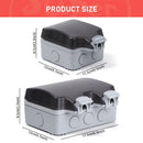 Outdoor IP66 Waterproof EU Plug USB Charging Weatherproof Electrical Socket