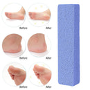Foot Plate Long Pumice Stone Dead Skin Callus Exfoliate Pedicure (Blue) Newly
