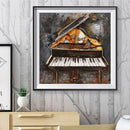 Diamond Painting 5D DIY Piano Full Round Drill Rhinestone Picture Kits