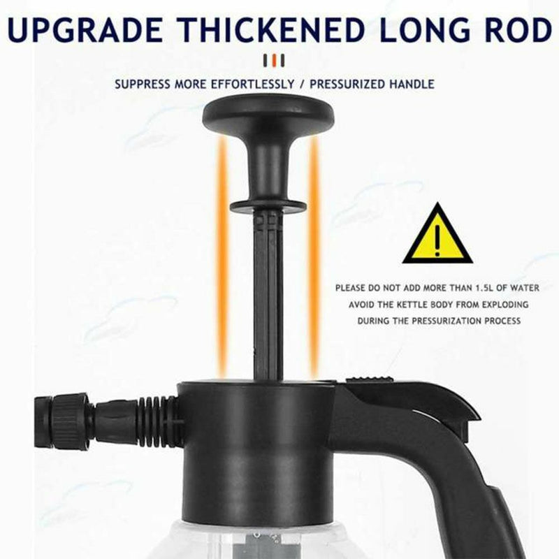 Water Jet Air Pressure Foam Kettle Watering Can Spray Bottle High Pressure