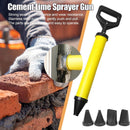 5Pcs/Set Caulking Gun Cement Lime Pump Grouting Mortar Sprayer  Grout Fillings`