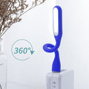 LED USB Lamp Mini Portable Laptop Book Reading Desk Night Lighting (Blue)