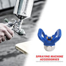 High Pressure Airless Paint Spray Gun Flat Tip Nozzle for Sprayer (Blue) Newly