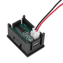 DC 2.4V-30V 2-Wire Mini 0.36in LED Digital Display Panel Voltmeter (Blue)