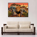 Animal Lion 5D Diamond DIY Painting Kit Home Decor Craft 40x30cm