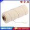 5pcs Cotton Rope Beige DIY Twisted Cord Crafts Wedding Home Deco