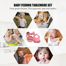 #A 6pcs Baby Items Anti Slip Silicone Baby Feeding Set Baby Food Accessories S