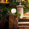 LED Solar Power Acrylic Round Ball Light Outdoor Garden Wall Pillar Lamp Newly