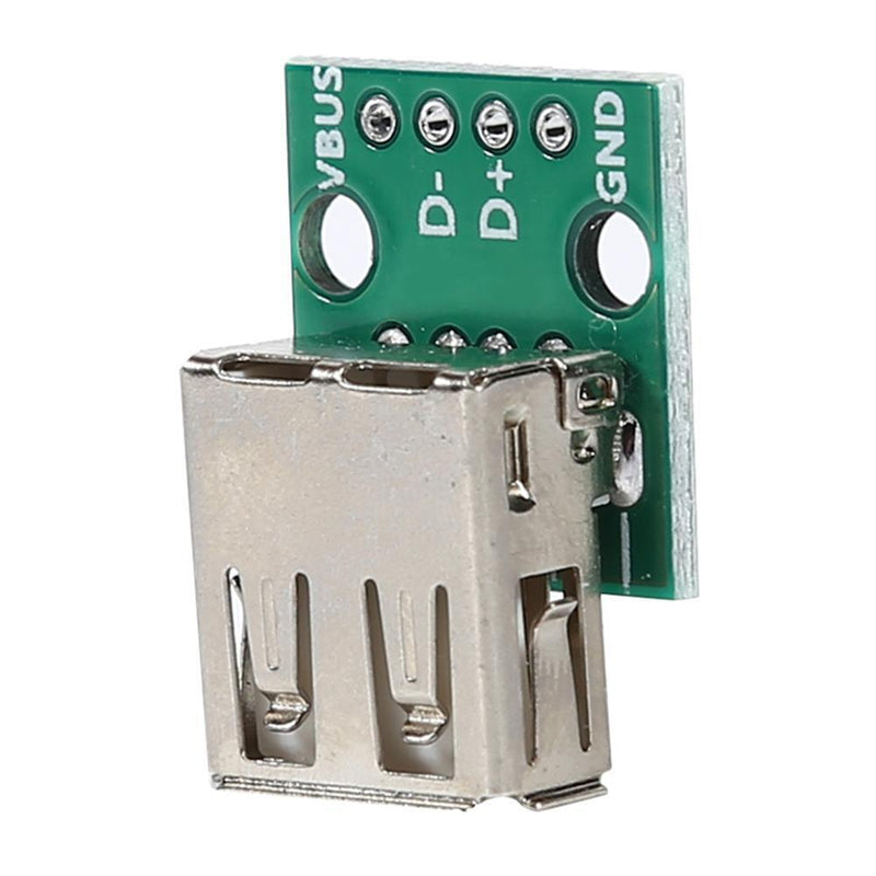 10pcs USB 2.0 Female Socket to DIP 4Pin 2.54mm Adapter for Cellphone Data C