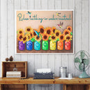 5D DIY Diamond Painting Plants Letter Partial Special Shape Drill Art Crafts Set