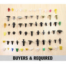 Rivet Door Panel Car Fastener Trim Plastic Clip Tool Auto Bumper Fender