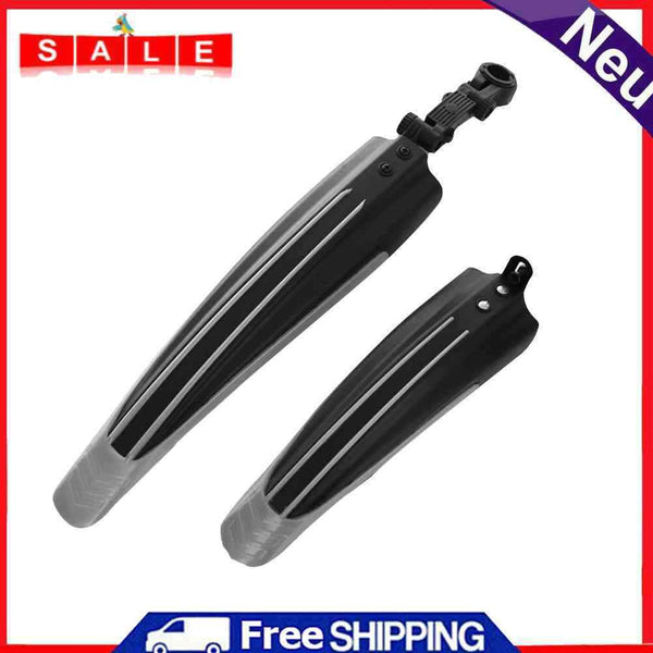 2pcs MTB Mountain Bike Rear Front Mudguard PP Bicycle Splash Fender Guard Set