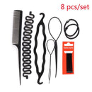 Styling Tools Twist Curler Hair Braiding  Bun Roller Maker Hair Clip
