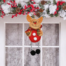 Christmas Tree Santa Pendant Hanging Classic Elk Deer Festive Home Decoration