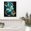 11CT Butterfly Counted Embroidery DIY Full Cross Stitch Cotton Thread Animal Art