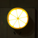 Lemon Pattern Mini LED Night Light Car Sensor Control Lamp Baby Bedroom