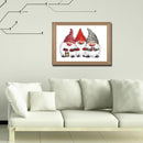 Full Drill Round Rhinestone Christmas Gnome Goblin DIY 5D Mosaic Painting K
