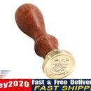 Sealing Wax Classic Initial Wax Seal Stamp Alphabet Letter D Retro Wood Newly