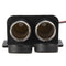 Car Cigarette Lighter Socket 12V Waterproof Dual Power Outlet with Wire