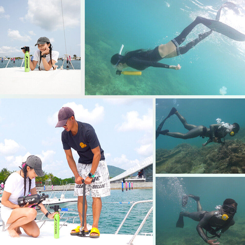 0.5L Scuba Diving Equipment Oxygen Tank Air Cylinder Underwater Breathing D