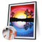 Hand Painted Drawing DIY Art Canvas Oil Kit Paint By Numbers Scenery Decor Gi