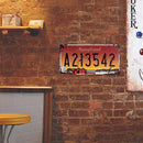 License Plate A213542 Retro Metal Tin Sign Plaque Poster Wall Art Decor (1)