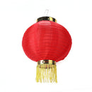 2pcs Round Chinese Lanterns Hanging Wedding Birthday Party Decor (A Red) Newly
