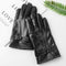 Drive Waterproof Thicken Full Finger PU Leather Gloves Touch Screen Gloves
