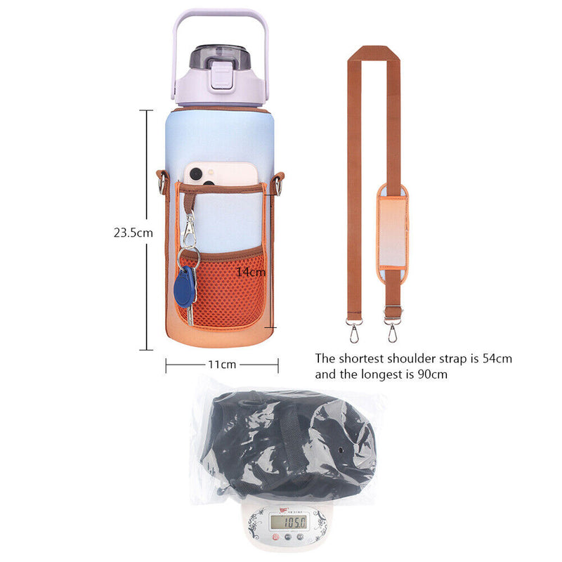 2000ml Water Bottle Cover Anti-Collision Bottle Bag Shockproof Kettle Holder Bag